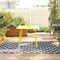 Cosco Novogratz Poolside Gossip Collection, June Outdoor/Indoor Square Dining Table, Yellow 88956YLW1E - alternate 8